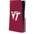 Virginia Tech Maroon PS5 Slim Disk Console Skin