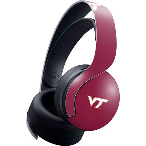 Virginia Tech Maroon PULSE 3D Wireless Headset for PS5 Skin