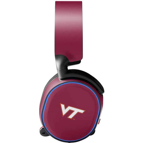 Virginia Tech Maroon SteelSeries Arctis 5 Skin