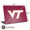 Virginia Tech Maroon Universal Laptop 12in (9.8 x 6.8in) Skin