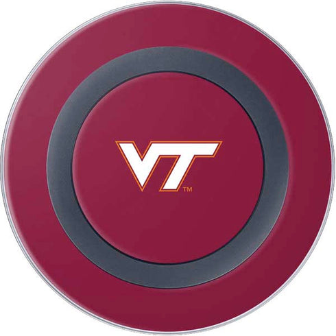Virginia Tech Maroon Wireless Charger Skin
