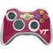 Virginia Tech Maroon Xbox 360 Wireless Controller Skin