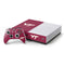 Virginia Tech Maroon Xbox One S Console and Controller Bundle Skin