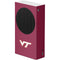 Virginia Tech Maroon Xbox Series S Console Skin