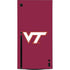Virginia Tech Maroon Xbox Series X Console Skin