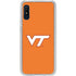 Virginia Tech Orange Galaxy A10e Clear Case