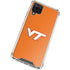 Virginia Tech Orange Galaxy A12 Clear Case