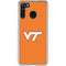 Virginia Tech Orange Galaxy A21 Clear Case