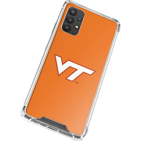 Virginia Tech Orange Galaxy A32 5G Clear Case