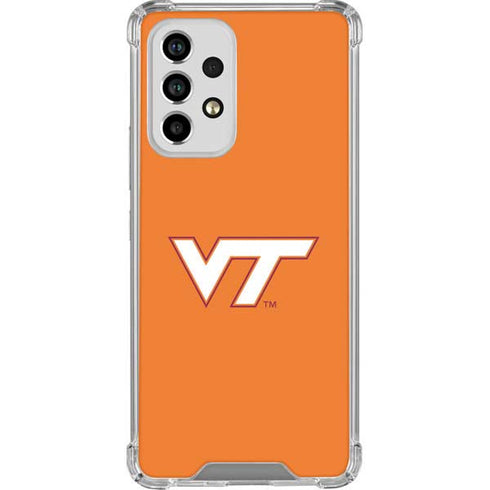 Virginia Tech Orange Galaxy A53 5G Clear Case