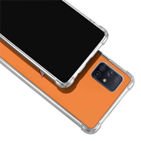 Virginia Tech Orange Galaxy A71 5G Clear Case