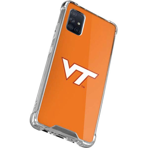 Virginia Tech Orange Galaxy A71 5G Clear Case