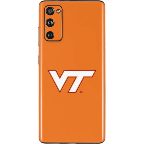 Virginia Tech Orange Galaxy S20 Fan Edition Skin