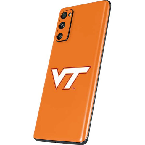 Virginia Tech Orange Galaxy S20 Fan Edition Skin