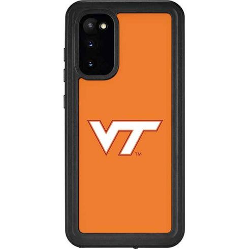 Virginia Tech Orange Galaxy S20 Waterproof Case