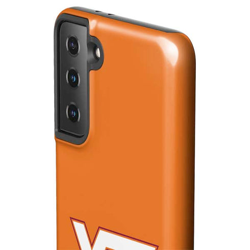 Virginia Tech Orange Galaxy S21 FE Pro Case