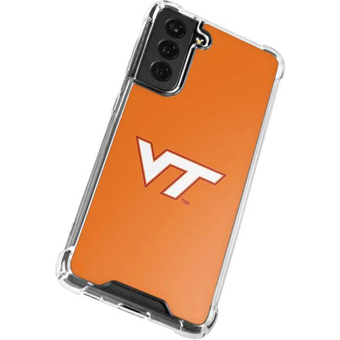 Virginia Tech Orange Galaxy S22 Plus Clear Case