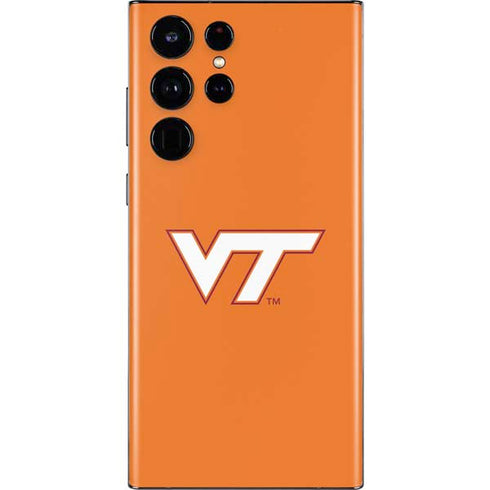 Virginia Tech Orange Galaxy S22 Ultra Skin