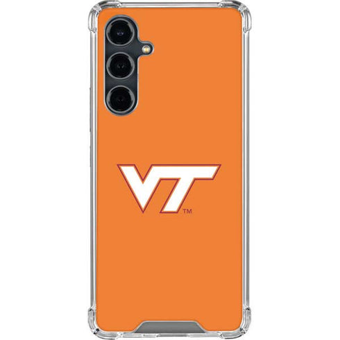 Virginia Tech Orange Galaxy S23 FE Clear Case
