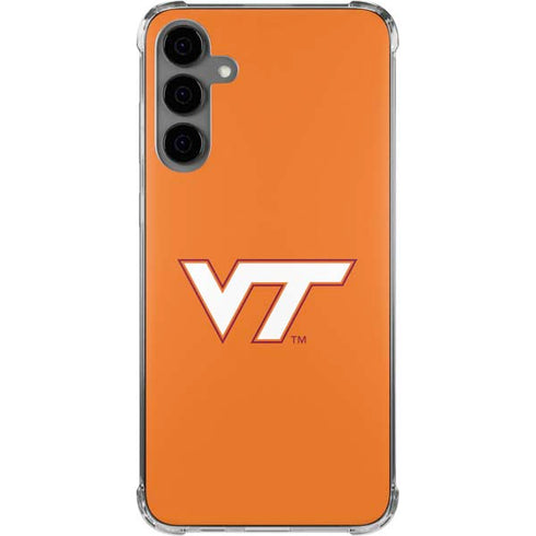 Virginia Tech Orange Galaxy S24 Plus Clear Case