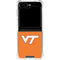 Virginia Tech Orange Galaxy Z Flip5 5G Clear Case