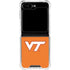 Virginia Tech Orange Galaxy Z Flip5 5G Clear Case