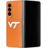 Virginia Tech Orange Galaxy Z Fold4 5G Skin