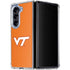 Virginia Tech Orange Galaxy Z Fold5 5G Clear Case