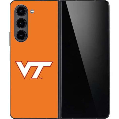 Virginia Tech Orange Galaxy Z Fold5 5G Skin