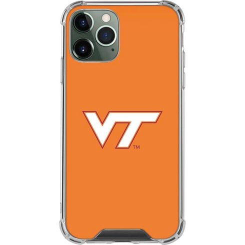 Virginia Tech Orange iPhone 12 Pro Clear Case