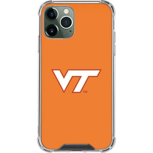 Virginia Tech Orange iPhone 12 Pro Max Clear Case