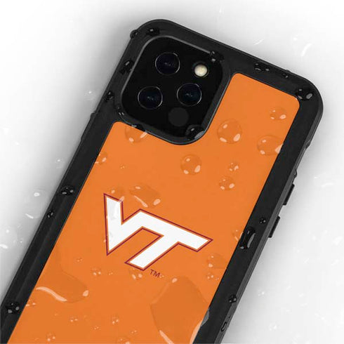 Virginia Tech Orange iPhone 12 Pro Max Waterproof Case