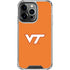 Virginia Tech Orange iPhone 13 Pro Clear Case