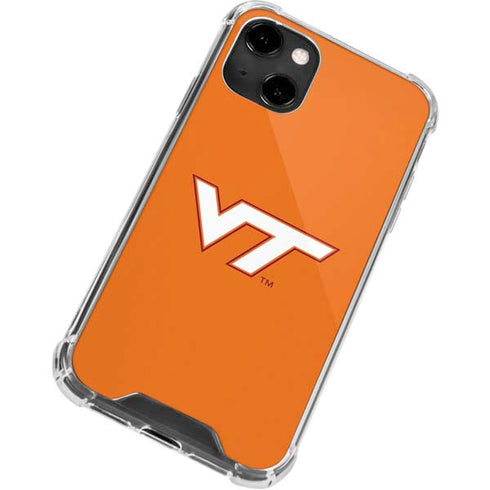 Virginia Tech Orange iPhone 14 Clear Case