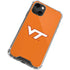 Virginia Tech Orange iPhone 14 Plus Clear Case