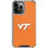 Virginia Tech Orange iPhone 14 Pro Max Clear Case