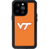 Virginia Tech Orange iPhone 14 Pro Waterproof Case