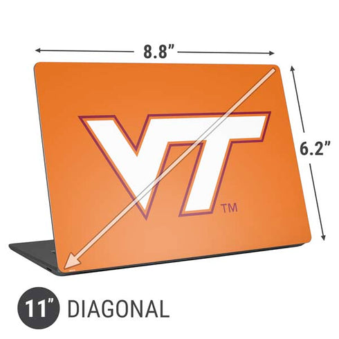 Virginia Tech Orange Universal Laptop 11in (8.8 x 6.2in) Skin