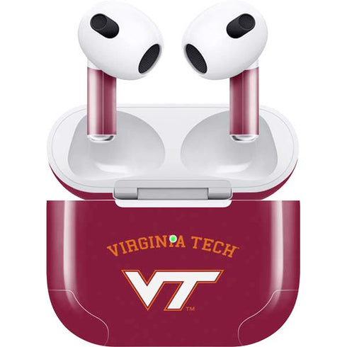 Virginia Tech VT Apple AirPods (3rd Gen 2021) Skin