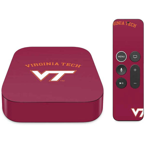 Virginia Tech VT Apple TV 4K Skin