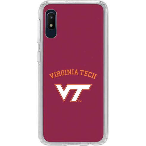 Virginia Tech VT Galaxy A10e Clear Case
