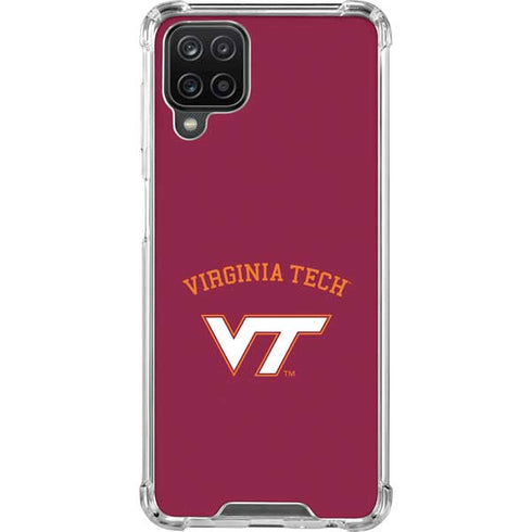 Virginia Tech VT Galaxy A12 Clear Case