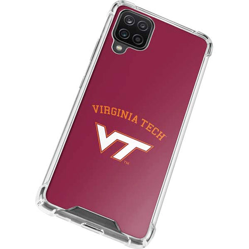 Virginia Tech VT Galaxy A12 Clear Case
