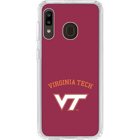 Virginia Tech VT Galaxy A20 Clear Case