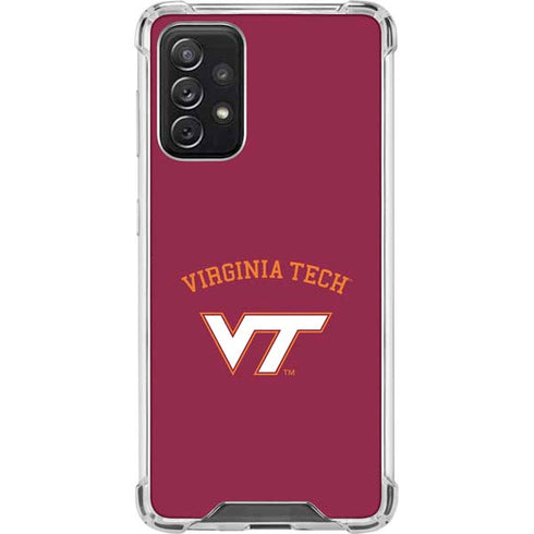 Virginia Tech VT Galaxy A72 5G Clear Case