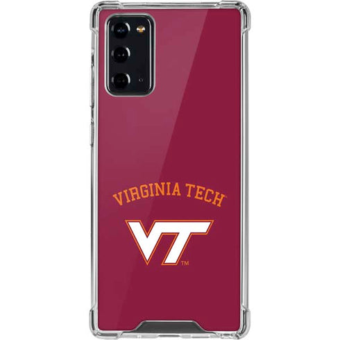 Virginia Tech VT Galaxy Note20 5G Clear Case