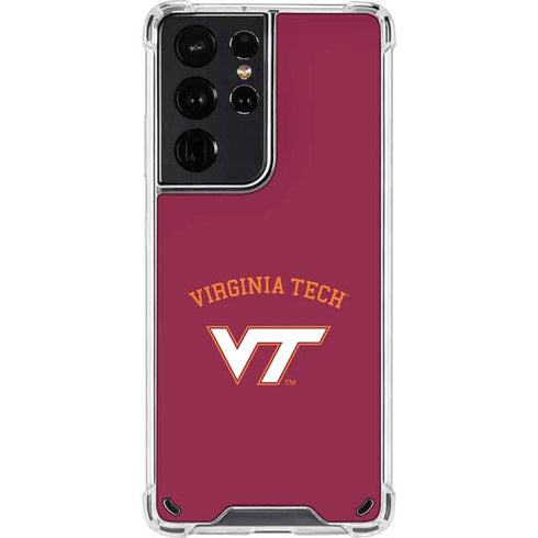 Virginia Tech VT Galaxy S21 Ultra 5G Clear Case