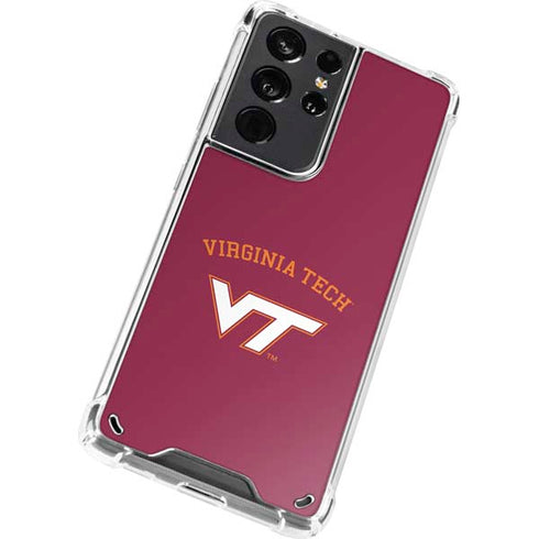 Virginia Tech VT Galaxy S21 Ultra 5G Clear Case