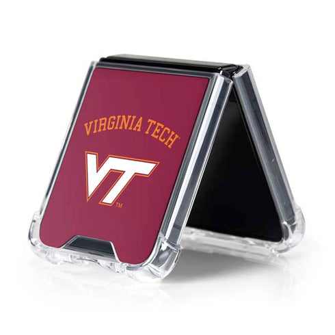 Virginia Tech VT Galaxy Z Flip5 5G Clear Case