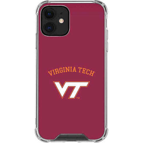 Virginia Tech VT iPhone 12 Clear Case